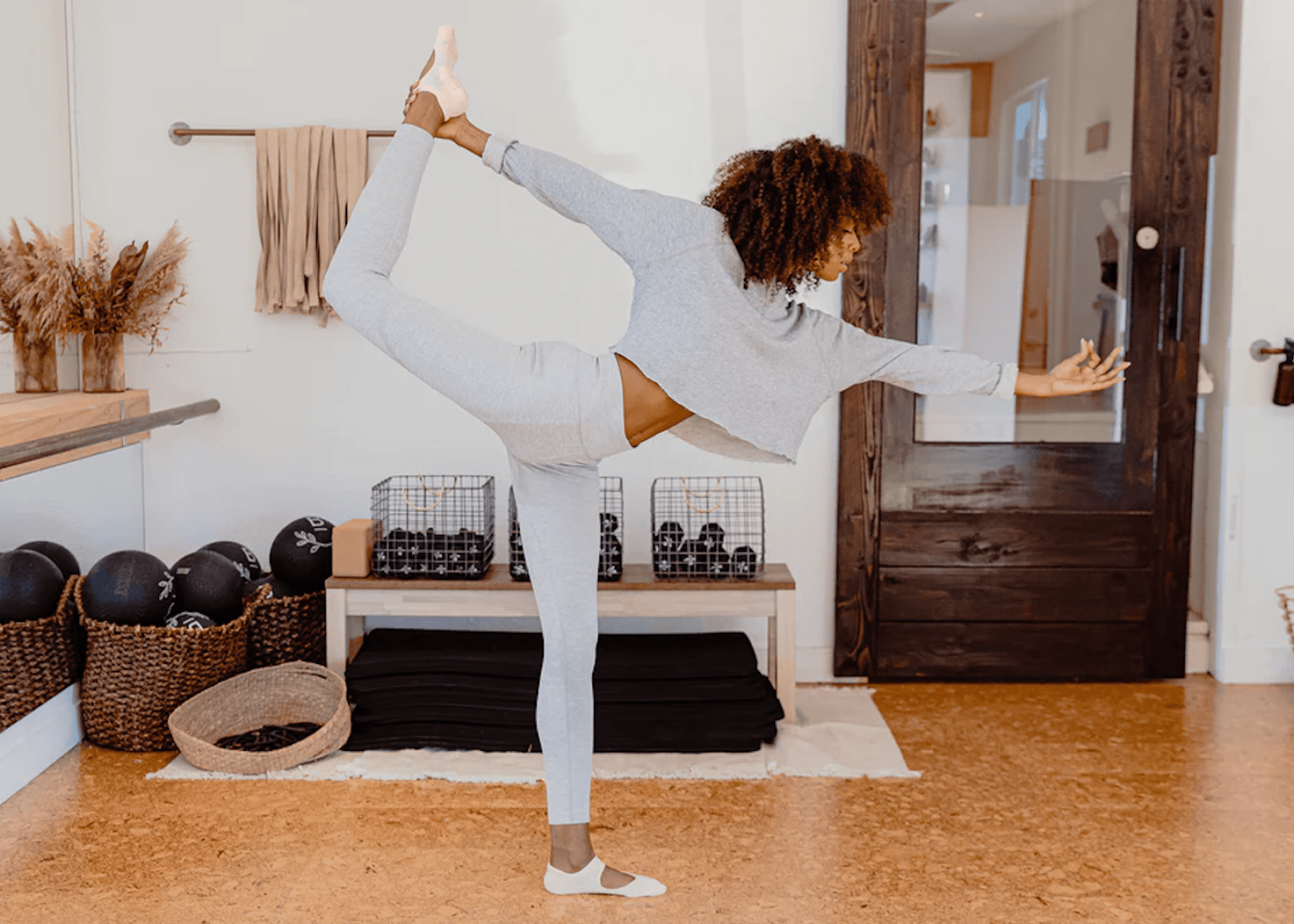 woman in yoga pose
