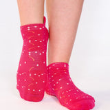 Tick Tock Full Foot Grip Sock