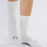 Happy Cloud Crew Grip Sock