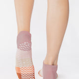 Layered Stripe Full Foot Grip Sock