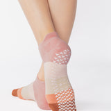 Layered Stripe Full Foot Grip Sock