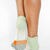Layered Stripe Full Foot Grip Sock