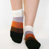 Layered Stripe Full Foot Grip Sock