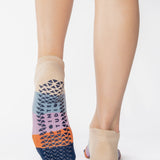 Layered Stripe Full Foot Grip Sock