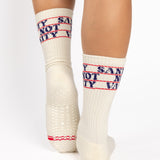Sanity Not Vanity Crew Grip Sock