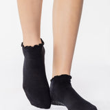 Ruffle Full Foot Grip Sock