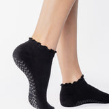 Ruffle Full Foot Grip Sock