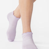 Ruffle Full Foot Grip Sock