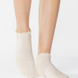 Ruffle Full Foot Grip Sock