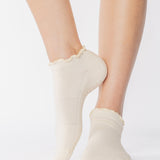 Ruffle Full Foot Grip Sock