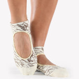 Marble Strap Grip Sock