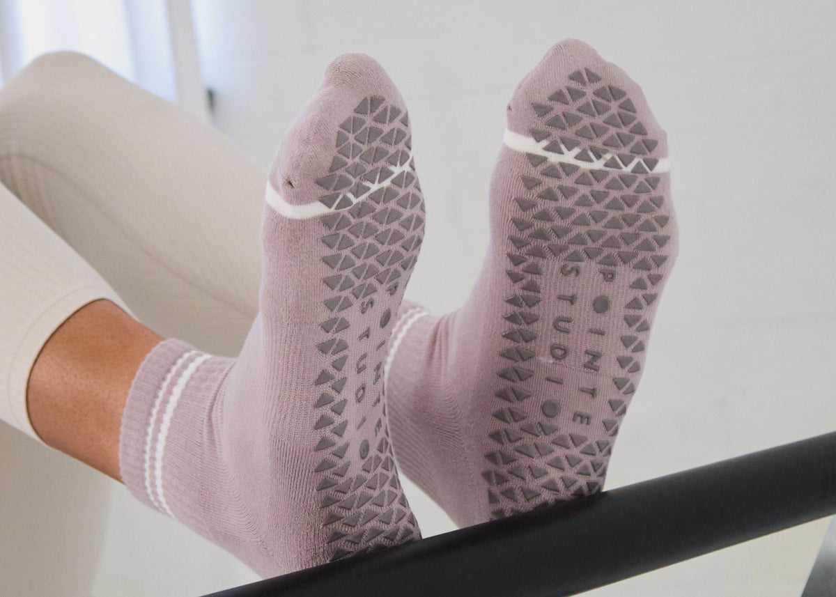 How to Choose the Right Grip Sock Length for Pilates | Full Foot vs. Ankle vs. Crew