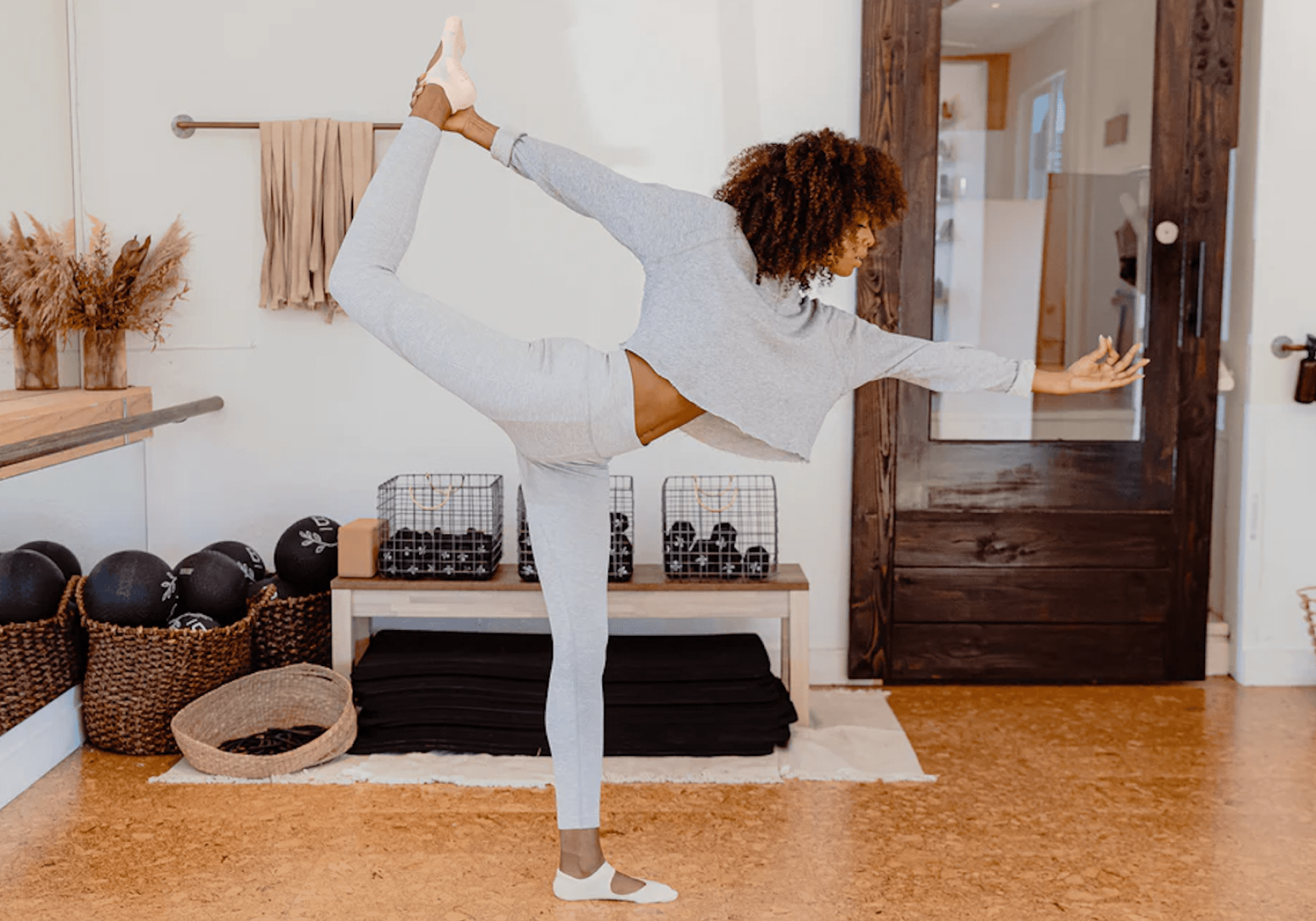 woman in yoga pose