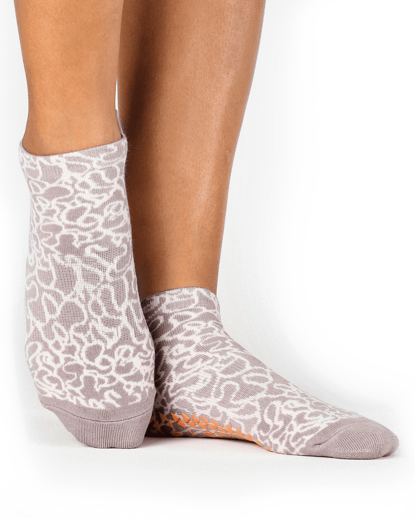 Abstract Full Foot Grip Sock
