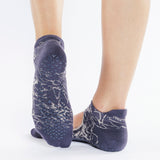 Marble Strap Grip Sock