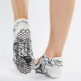 Marble Strap Grip Sock