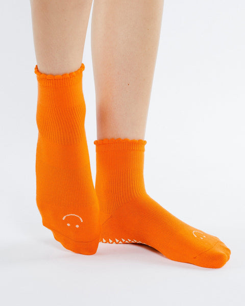 Womens Happy Cloud Crew Grip Socks - Accessories, Pointe Studio  22PSCHAPYC
