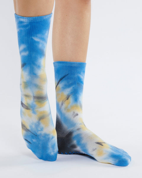 Tie-Dye Print Dance Crew Socks