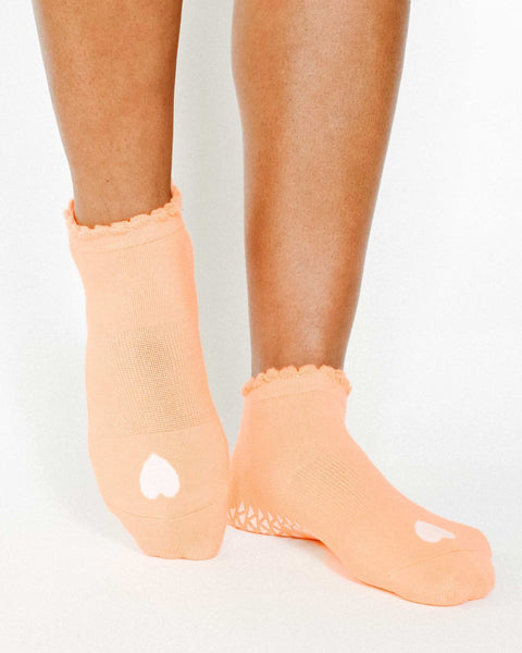 Pointe Studio Medium Large Dunes Toeless Grip Socks Ankle For Women average  savings of 41% at Sierra