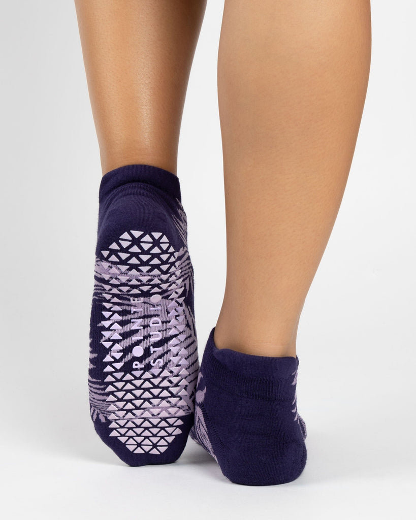 Palm Shadow Full Foot Grip Sock