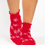 Bloom Quarter Grip Sock