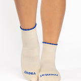 Mental Vacay Ankle Grip Sock