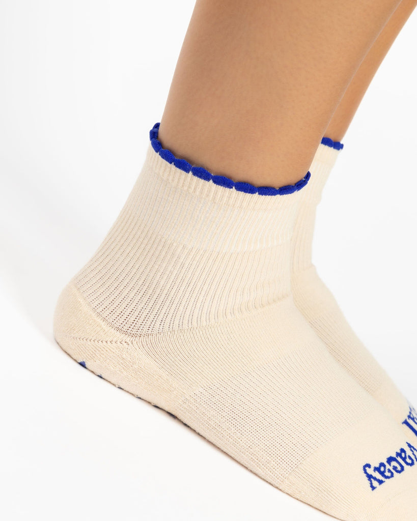 Mental Vacay Ankle Grip Sock