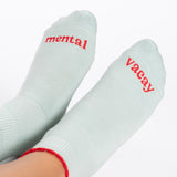 Mental Vacay Ankle Grip Sock