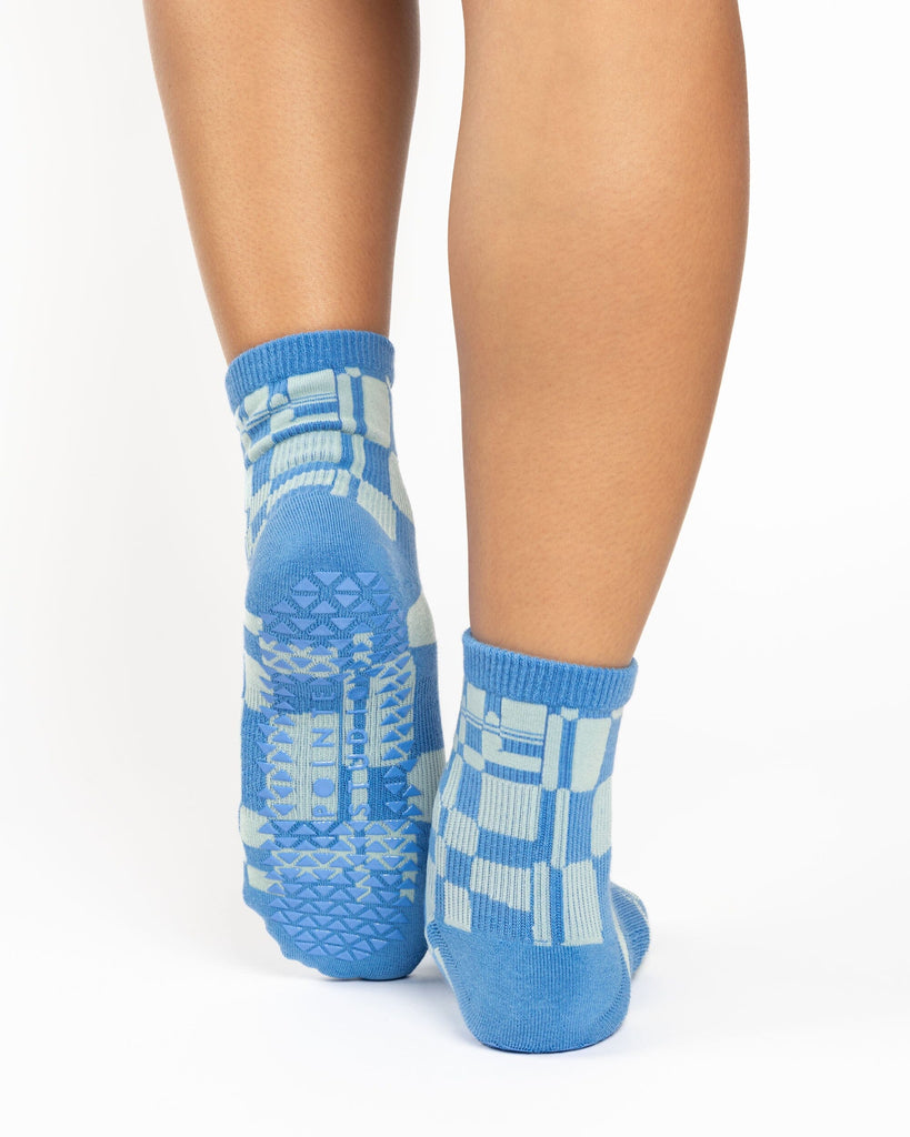 Retro Geo Ankle Grip Sock