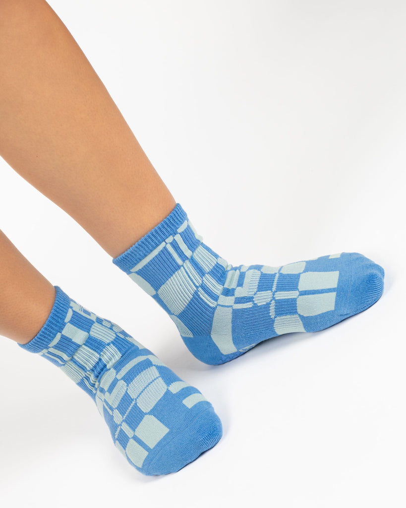 Retro Geo Ankle Grip Sock