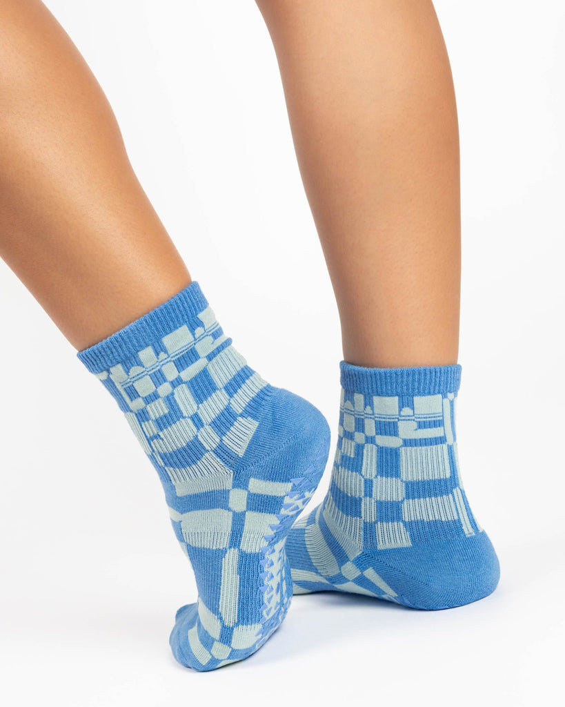 Retro Geo Ankle Grip Sock