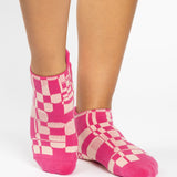 Retro Geo Full Foot Grip Sock
