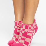 Retro Geo Full Foot Grip Sock