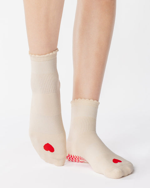 Love Ankle Grip Sock