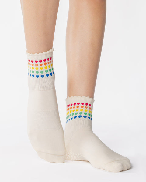 Sweetheart Ankle Grip Sock