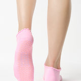 Cherry Full Foot Grip Sock