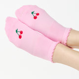 Cherry Full Foot Grip Sock