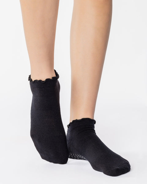 Ruffle Full Foot Grip Sock