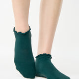 Ruffle Full Foot Grip Sock