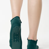 Ruffle Full Foot Grip Sock