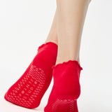 Ruffle Full Foot Grip Sock