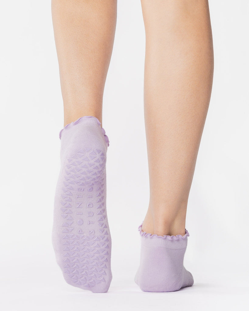 Ruffle Full Foot Grip Sock