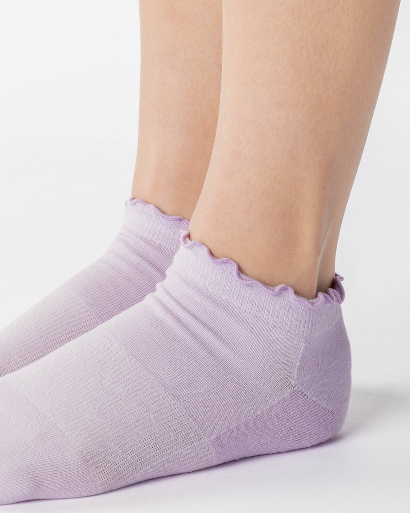 Ruffle Full Foot Grip Sock