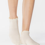 A festive americana Pilates Grip Sock Gift Pack  that includes a red, white, and blue pair of full foot grip socks. Made for pilates, barre, yoga, and beyond. 