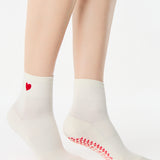 Heart Ankle Grip Sock