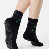 Rose Garden Ankle Grip Sock