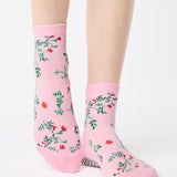 Rose Garden Ankle Grip Sock