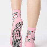 Rose Garden Ankle Grip Sock