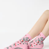 Rose Garden Ankle Grip Sock