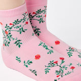 Rose Garden Ankle Grip Sock